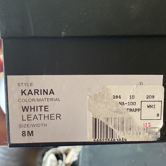 BCBG Maxazria Heels Snake Skin (White leather) Heels - Picture 2 of 4